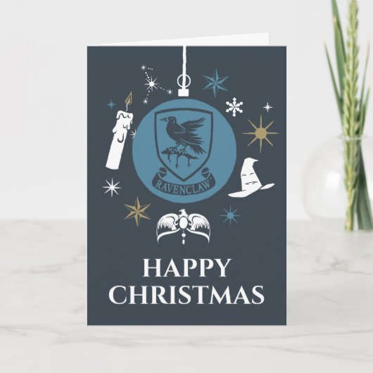 RAVENCLAW™ Kerstbal Grafisch Feestdagen Kaart (Voorkant)