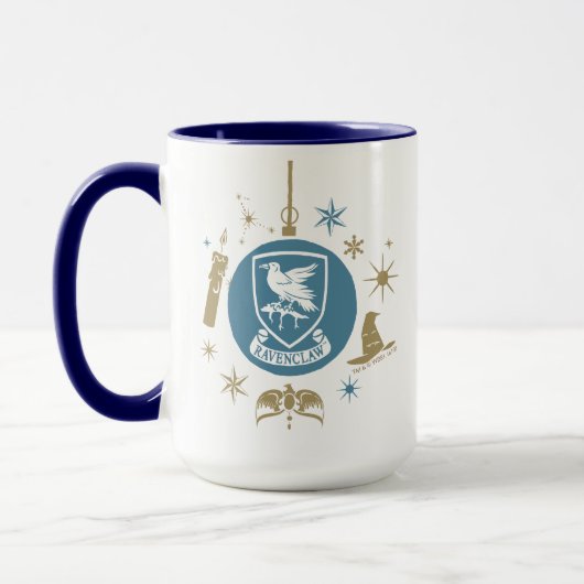 RAVENCLAW™ Kerstbal Grafisch Ontwerp Mok (Links)