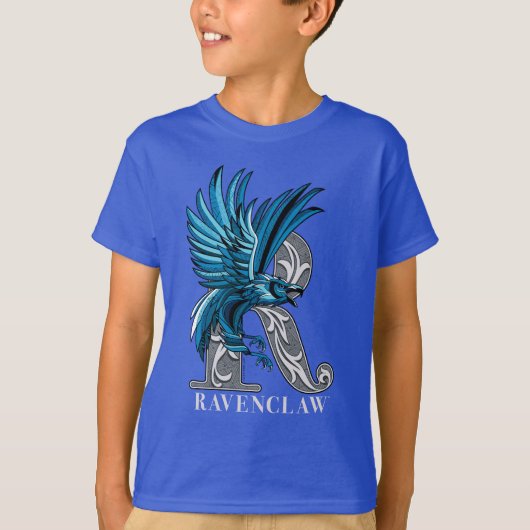 RAVENCLAW™ Kruisgearceerd embleem T-shirt (Voorkant)