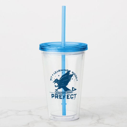 RAVENCLAW™ Prefect-badge Acryl Drinkbeker (Voorkant)