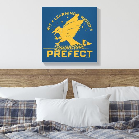 RAVENCLAW™ Prefect-badge Canvas Afdruk (Insitu (Slaapkamer))