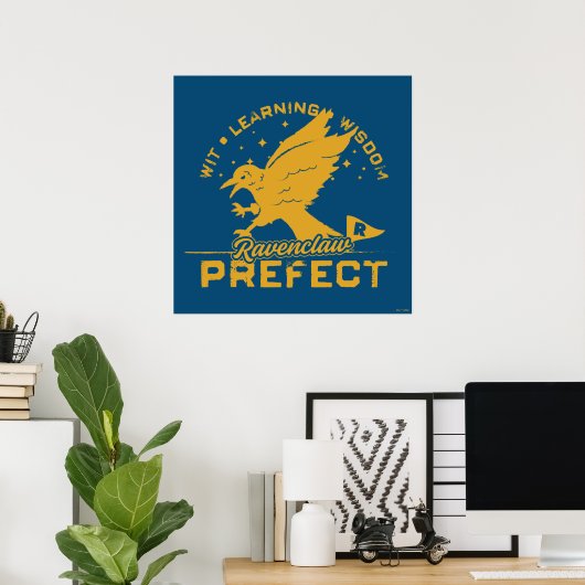 RAVENCLAW™ Prefect-badge Poster (Thuiskantoor)