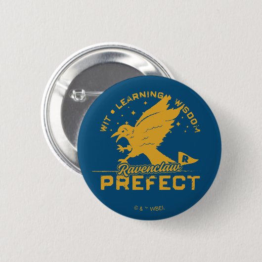 RAVENCLAW™ Prefect-badge Ronde Button 5,7 Cm (Voorkant /achterkant)