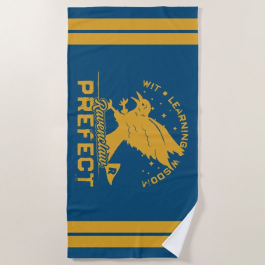 RAVENCLAW™ Prefect-badge Strandlaken (Voorkant)
