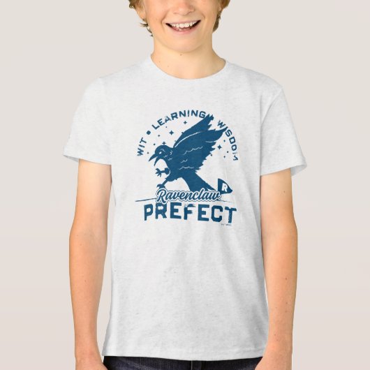 RAVENCLAW™ Prefect-badge Tri-Blend Shirt (Voorkant)