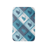 RAVENCLAW™ Tartan Patroon Badmat (Voorkant Verticaal)