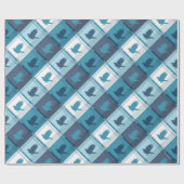 RAVENCLAW™ Tartan Patroon Cadeaupapier (Vlak)