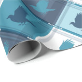 RAVENCLAW™ Tartan Patroon Cadeaupapier (Rol Hoek)