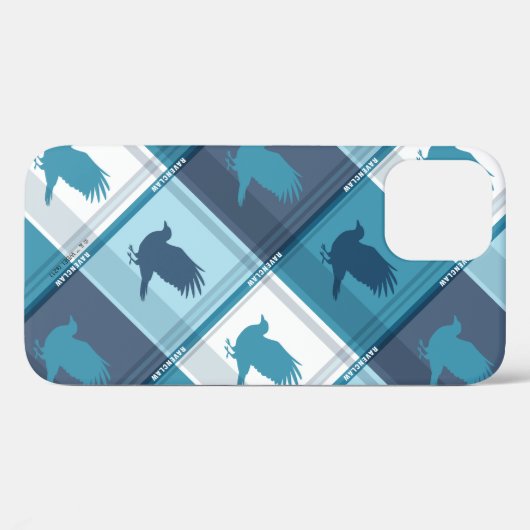 RAVENCLAW™ Tartan Patroon Case-Mate iPhone Case (Achterkant (horizontaal))