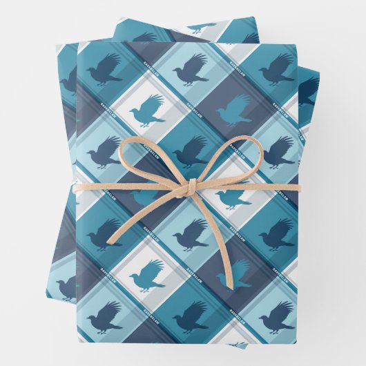 RAVENCLAW™ Tartan Patroon Inpakpapier Vel