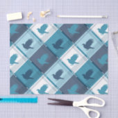 RAVENCLAW™ Tartan Plaid Pattern Tissuepapier (Craft)