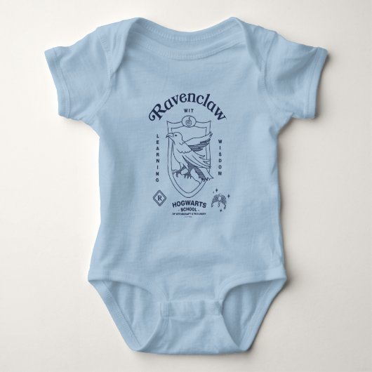 RAVENCLAW™ Wit Crest van Wijsheid Leren Romper (Voorkant)