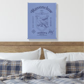 RAVENCLAW™ Wit Learning Wisdom Crest Canvas Afdruk (Insitu (Slaapkamer))