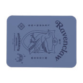 RAVENCLAW™ Wit Learning Wisdom Crest Magneet (Horizontaal)