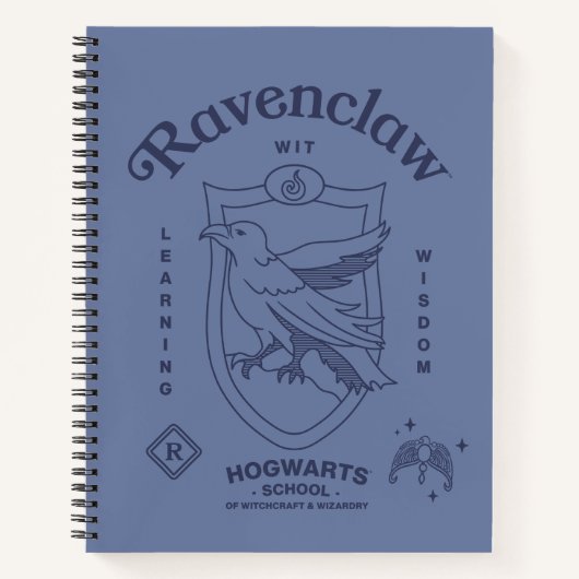 RAVENCLAW™ Wit Learning Wisdom Crest Notitieboek (Voorkant)
