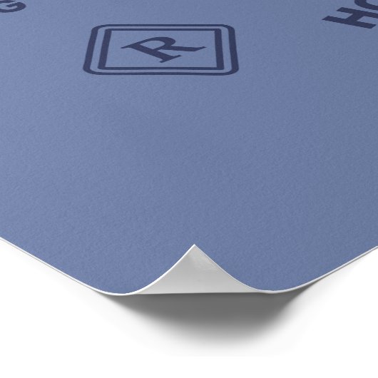 RAVENCLAW™ Wit Learning Wisdom Crest Poster (Hoek)