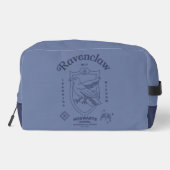 RAVENCLAW™ Wit Leerwijs Crest Toilettasje (Achterkant)