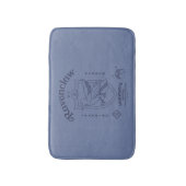 RAVENCLAW™ Wit Leerwijs Kennis Crest Badmat (Voorkant Verticaal)