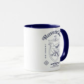 RAVENCLAW™ Wit Leerwijs Kennis Crest Mok (Voorkant rechts)