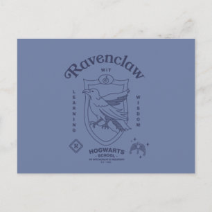 RAVENCLAW™ Wit Leerwijsheid Crest Briefkaart