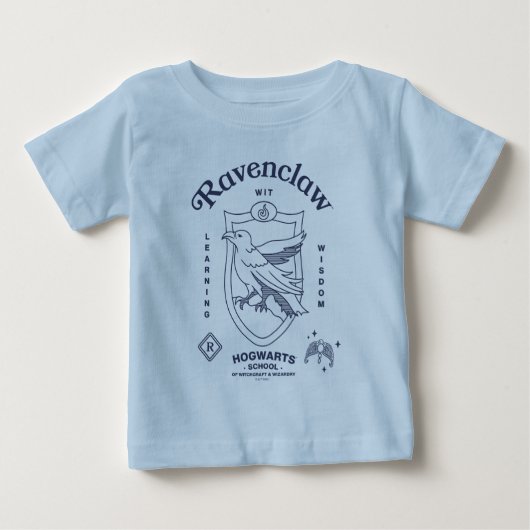 RAVENCLAW™ Wit Leren Wijsheid Crest (Voorkant)