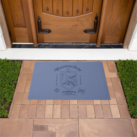 RAVENCLAW™ Wit Leren Wijsheid Crest Deurmat (Buiten)
