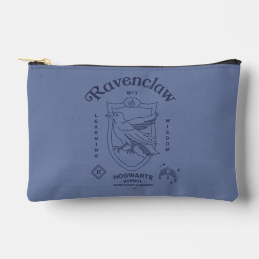 RAVENCLAW™ Wit Leren Wijsheid Crest Etui (Voorkant)