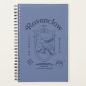 RAVENCLAW™ Wit Leren Wijsheid Crest Planner (Voorkant)