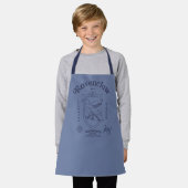 RAVENCLAW™ Wit Leren Wijsheid Crest Schort (Gedragen)