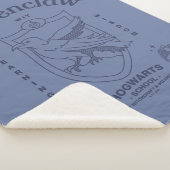 RAVENCLAW™ Wit Leren Wijsheid Crest Sherpa Deken (3/4)