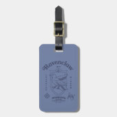 RAVENCLAW™ Witte Leercrest van Wijsheid Bagagelabel (Voorkant verticaal)