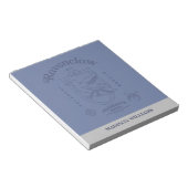 RAVENCLAW™ Witte Leercrest van Wijsheid Notitieblok (Schuin)