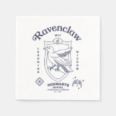 RAVENCLAW™ Witte Leercrest van Wijsheid Servet (Voorkant)