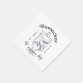 RAVENCLAW™ Witte Leercrest van Wijsheid Servet (Hoek)