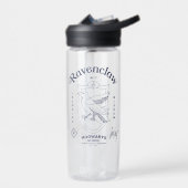 RAVENCLAW™ Witte Leercrest van Wijsheid Waterfles (Links)