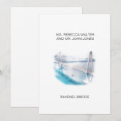 Ravenel Bridge - Charleston Feestdagenkaart (Voorkant / Achterkant)