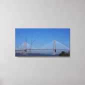 Ravenel Bridge, Charleston, SC Canvas Afdruk (Voorkant)
