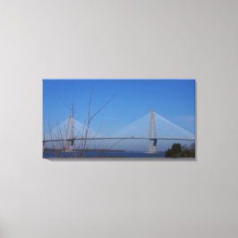 Ravenel Bridge, Charleston, SC Canvas Afdruk