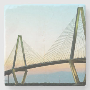 Ravenel Bridge Onderzetter, Charleston, South Caro Stenen Onderzetter