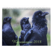 Ravenesque magical Bird 2018 kalendermaand Kalender (Hoes)