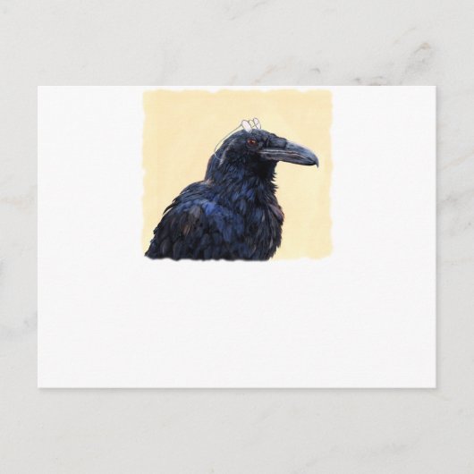 Raveneuze lezer briefkaart (Voorkant)
