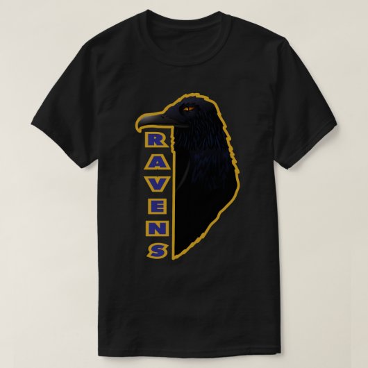 ravenkraai t-shirt (Design voorkant)