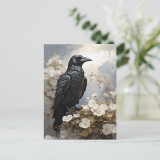 ravenkunst briefkaart (Staand voorkant)