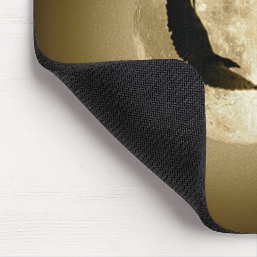 RavenMoonFlight Mousepad (Sepia) Muismat (Hoek)