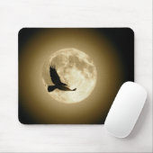 RavenMoonFlight Mousepad (Sepia) Muismat (Met muis)