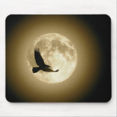 RavenMoonFlight Mousepad (Sepia) Muismat (Voorkant)