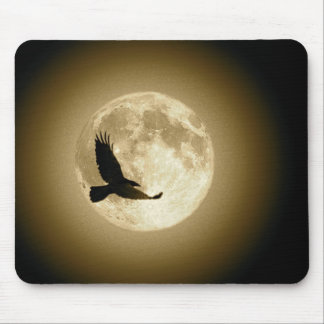 RavenMoonFlight Mousepad (Sepia) Muismat