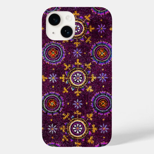 RAVENNA BYZANTINE MOSAICS,STAR,PAARSE STERRENNACHT Case-Mate iPhone CASE (Achterkant)