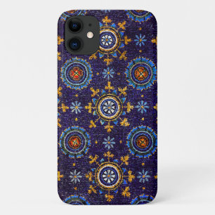 RAVENNA BYZANTINE MOSAICS, STARS, BLUE STERRENNACH Case-Mate iPhone CASE