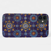 RAVENNA BYZANTINE MOSAICS, STARS, BLUE STERRENNACH Case-Mate iPhone CASE (Achterkant (horizontaal))